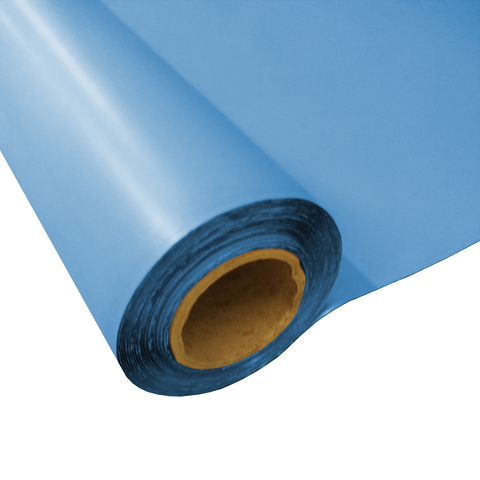 Lead-Free Vinyl Xray Shielding - 0.25mm LE - Sky Blue - Stock Roll @ 4 ft W x 16 ft - JBT# NV060407-005 - SKU: XRC135-VSB250-64